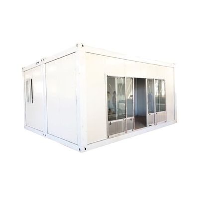 多階のプレハブの折り畳み式の容器の家の耐久財は組立て式に作った