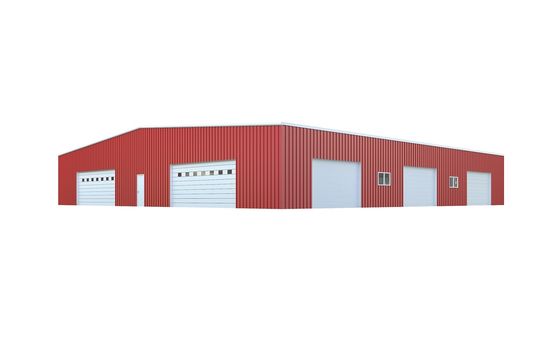 40*100は格子鉄骨構造の建物の倉庫GBをカスタマイズした