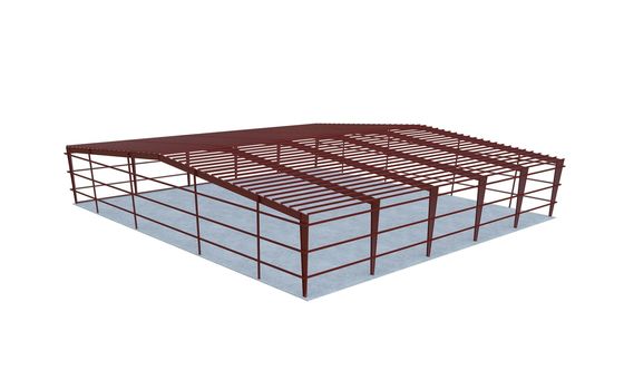 40*100格子鉄骨構造の造る倉庫の安価の利点