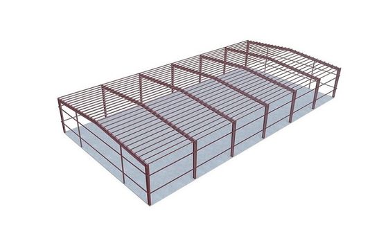 格子鉄骨構造の倉庫の建物の製作の熱いすくいは電流を通した
