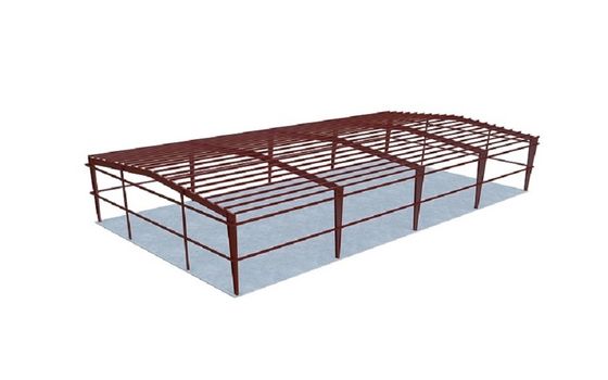 格子鉄骨構造の倉庫の建物の製作の熱いすくいは電流を通した