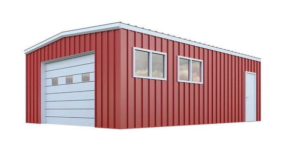 軽い鉄骨構造の整備工場はGBの標準をカスタマイズした