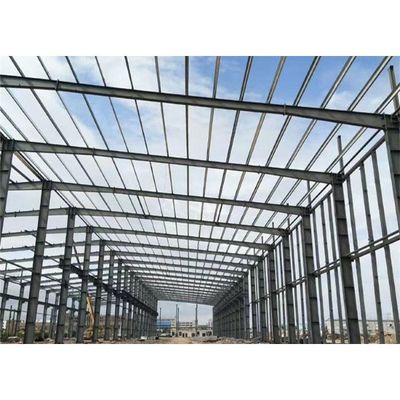Q355B 倉庫のワークショップの建物の貯蔵耐火性のための鉄骨構造