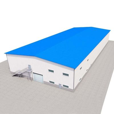 倉庫によって組立て式に作られる鋼鉄はQ355Bの商業鋼鉄金属の建物を取除く