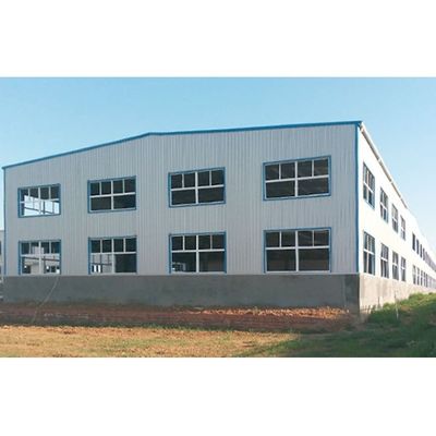 プレハブの鉄骨構造の研修会の工場建物の金属の構造