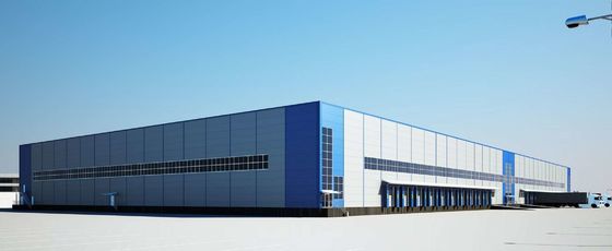 軽量のプレハブの鉄骨構造の倉庫の建物はカスタマイズした