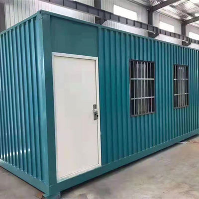 Q235B / Q355Bの折り畳み式の容器の家の改良の鋼鉄プレハブの家