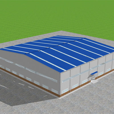 50m*50mの建物を処理するプレハブの企業の鉄骨構造の研修会