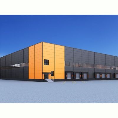 ローラーシャッター・スイング・引き戸・スロープ・平屋根付鉄骨造上屋倉庫