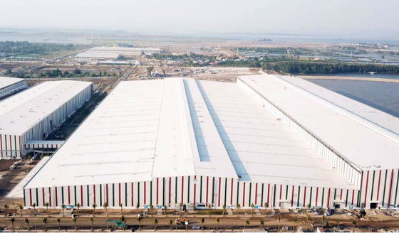 40*80 産業ワークショップ鉄骨建物製造鉄骨構造キット