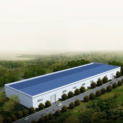 大スパン溶接 H ビーム プレハブ鋼構造ワークショップの建設