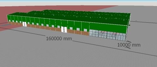 鉄骨造ワークショッププレハブ軽量鉄骨造倉庫ビル