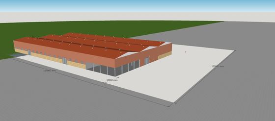 鉄骨造ワークショッププレハブ軽量鉄骨造倉庫ビル