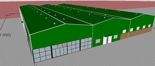 鉄骨造ワークショッププレハブ軽量鉄骨造倉庫ビル