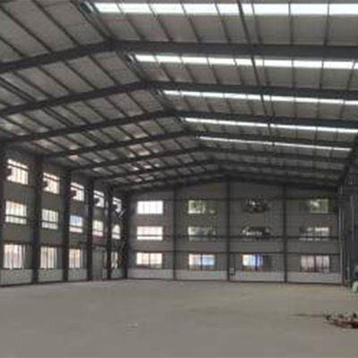 製造された鉄骨構造の産業研修会の工場建築構造