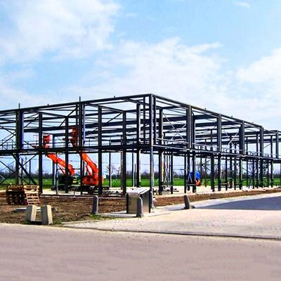 軽量の鉄骨構造の倉庫の研修会の建物の貯蔵はカスタマイズした