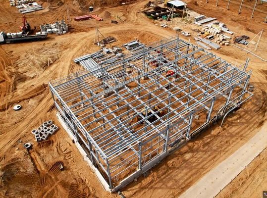 プリファブ 製鋼構造 工事 工場 ポータル 製鋼構造 ワークショップ