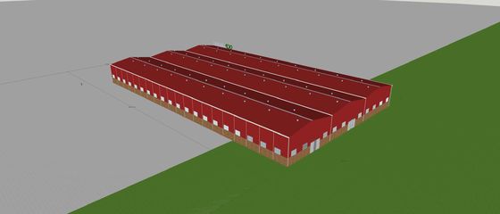 建設期間が短い高精度鋼筋構造工場