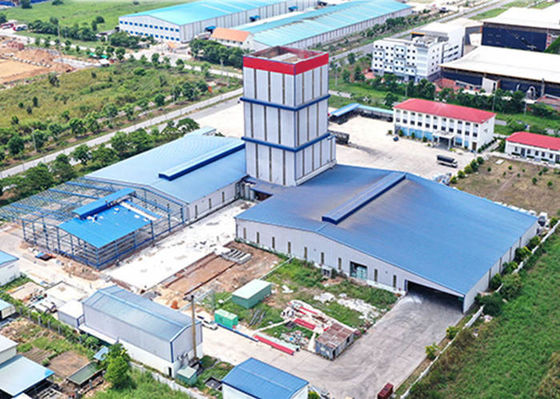 GB標準屈曲産業用鋼鉄構造 ワークショップ 建物 工場