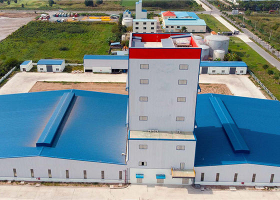 GB標準屈曲産業用鋼鉄構造 ワークショップ 建物 工場