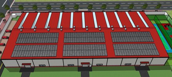 簡単に組み立てられる プリファブリック 建築 鋼筋構造 ワークショップ