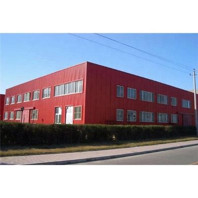 大スパン溶接 H ビーム プレハブ鋼構造ワークショップの建設