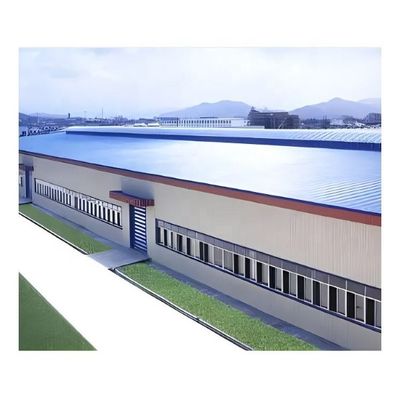 大スパン溶接 H ビーム プレハブ鋼構造ワークショップの建設