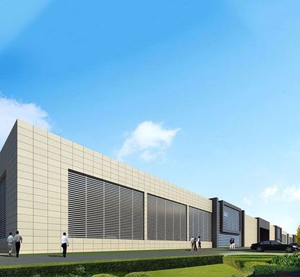 ワークショップのための高強度電熱鋼構造建築物