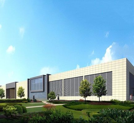 軽い鉄骨構造の倉庫の工場研修会の展覧会場