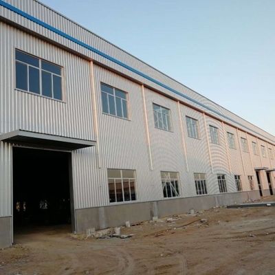 大幅なスパン金属建築 産業用鋼鉄構造 倉庫設計