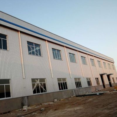 大幅なスパン金属建築 産業用鋼鉄構造 倉庫設計