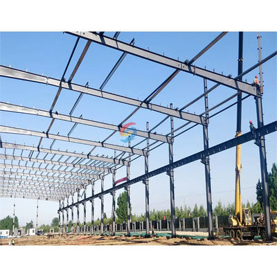 アルミの窓を持つ産業建設のための鋼構造倉庫を簡単にインストール