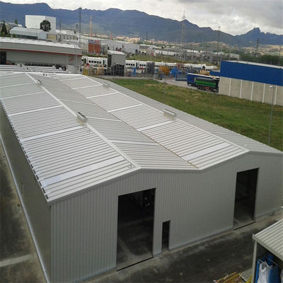高い負荷容量を持つ斜面屋根のためのホットロールプリファブ鋼倉庫