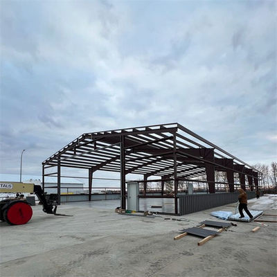 Q355/Q235 扉構造で設計された鋼鉄工房建設