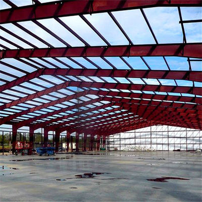 Q355/Q235 扉構造で設計された鋼鉄工房建設