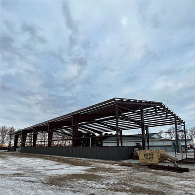 Q355/Q235 扉構造で設計された鋼鉄工房建設