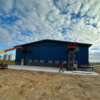 Q355/Q235 扉構造で設計された鋼鉄工房建設