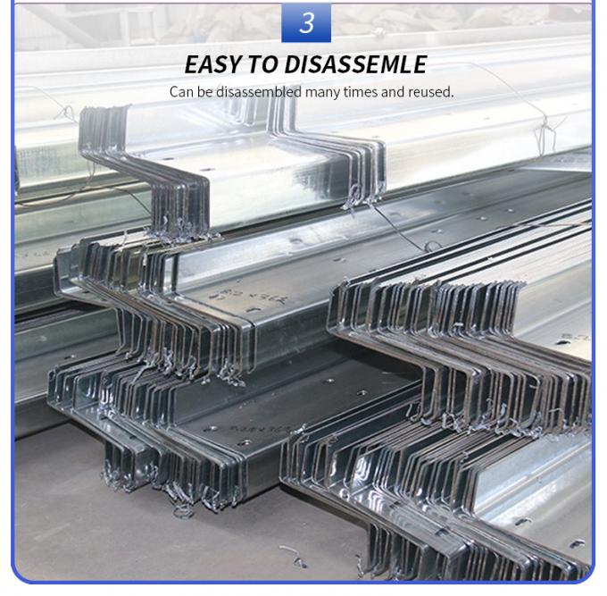 格子鉄骨構造の倉庫の建物の製作の熱いすくいは電流を通した 2